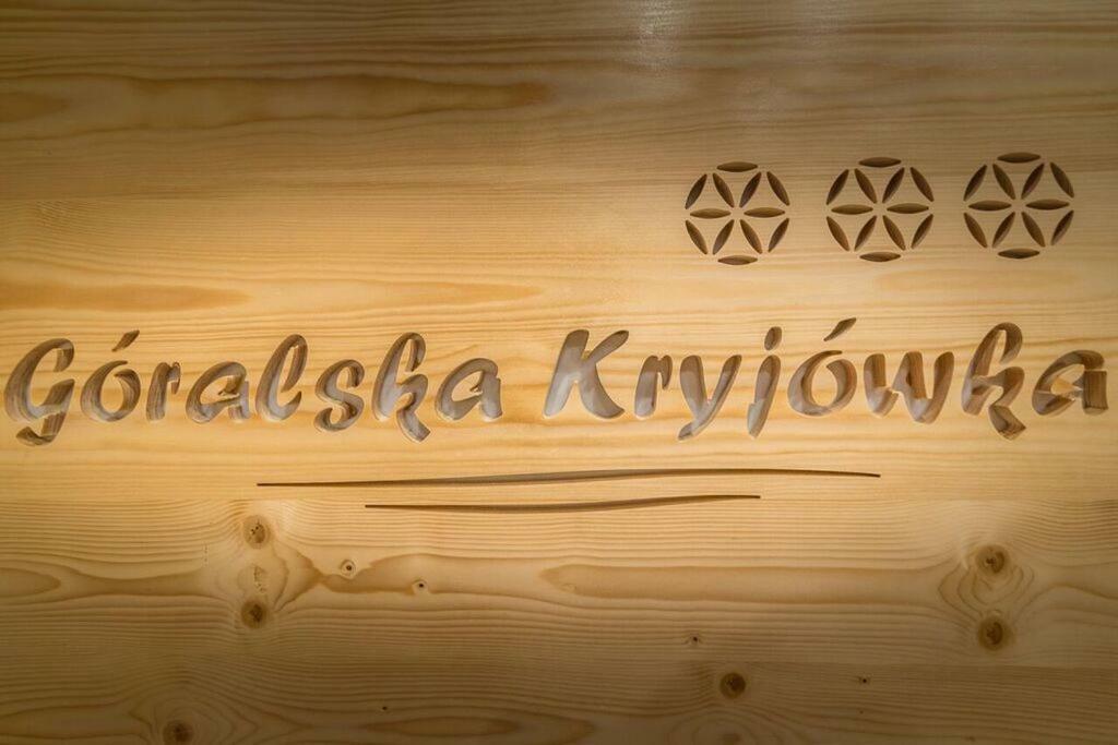 Ferienwohnung Goralska Kryjowka Zakopane Exterior foto
